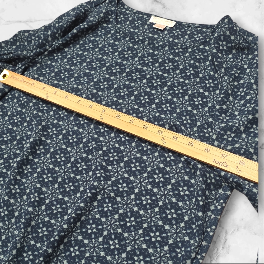 Finn & Grace Open Long Sleeve Patterned Blouse Shirt Top Size Small (S) B89 - Picture 8 of 10